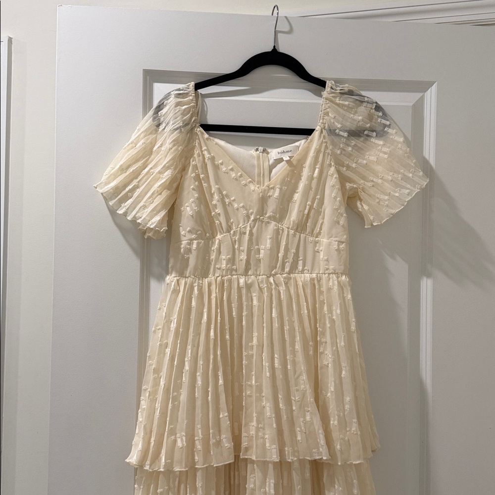 Bohme Cream Maxi Dress
